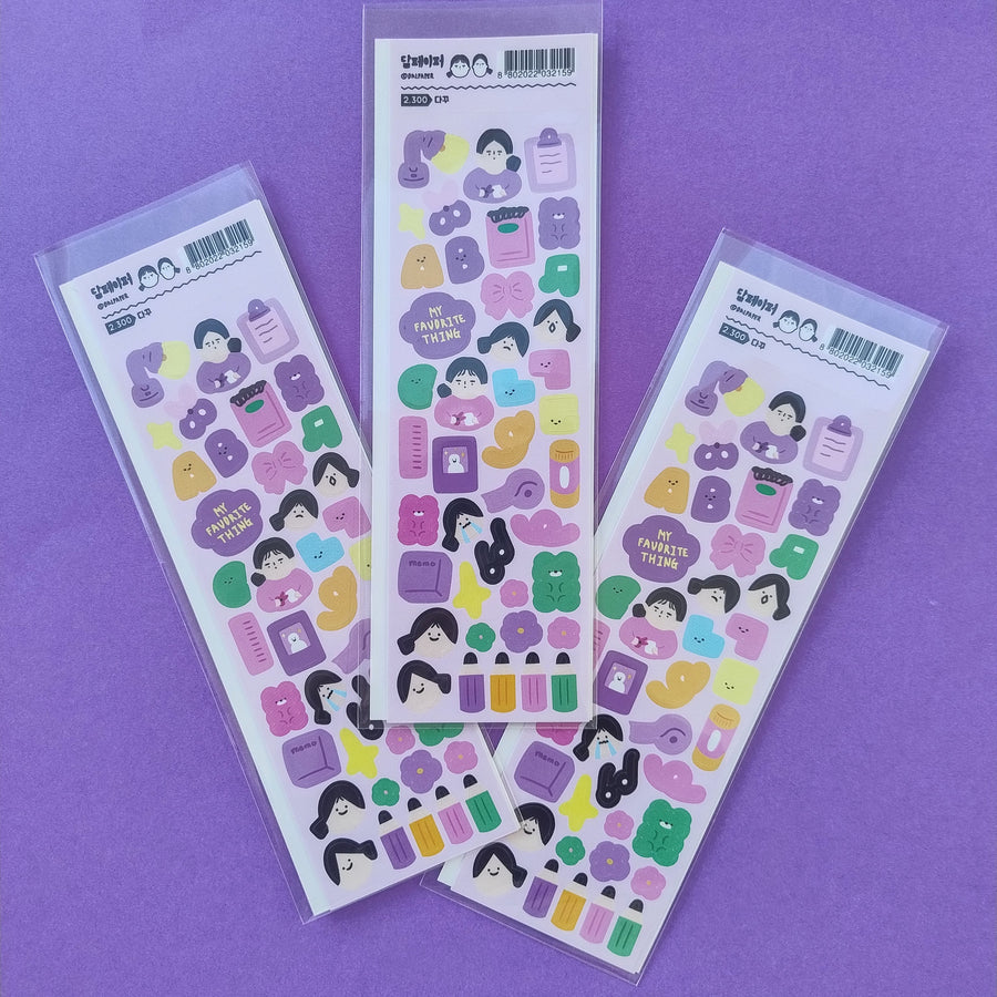 My Favourite Things Stickers