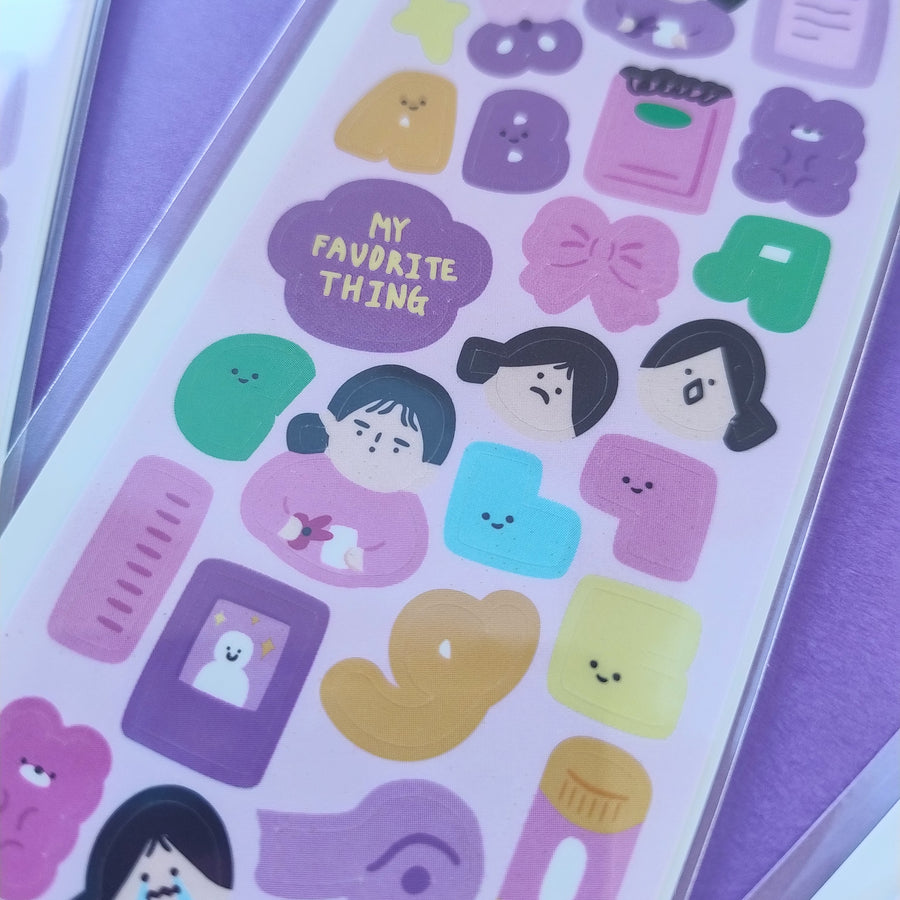 My Favourite Things Stickers