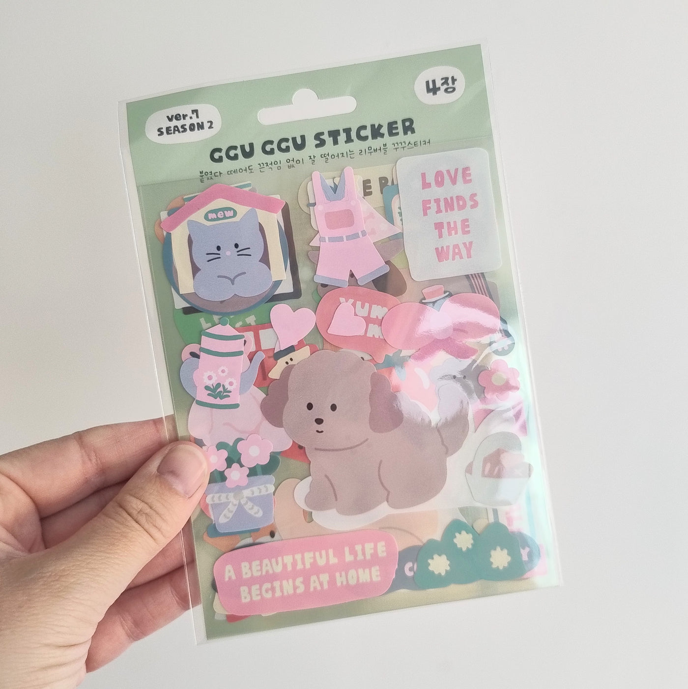 Cute Pets Stickers Set