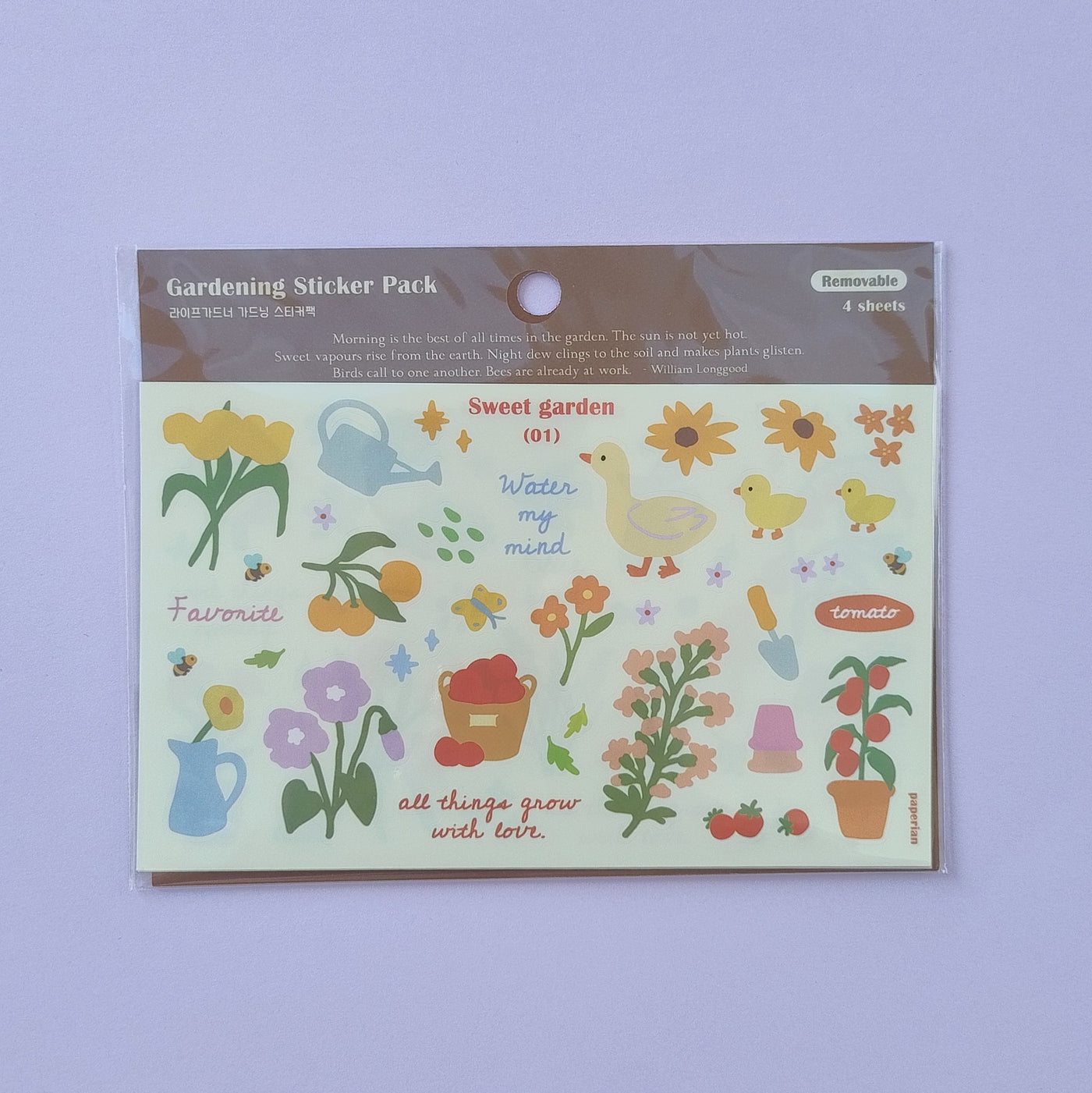 Garden Life Stickers Set