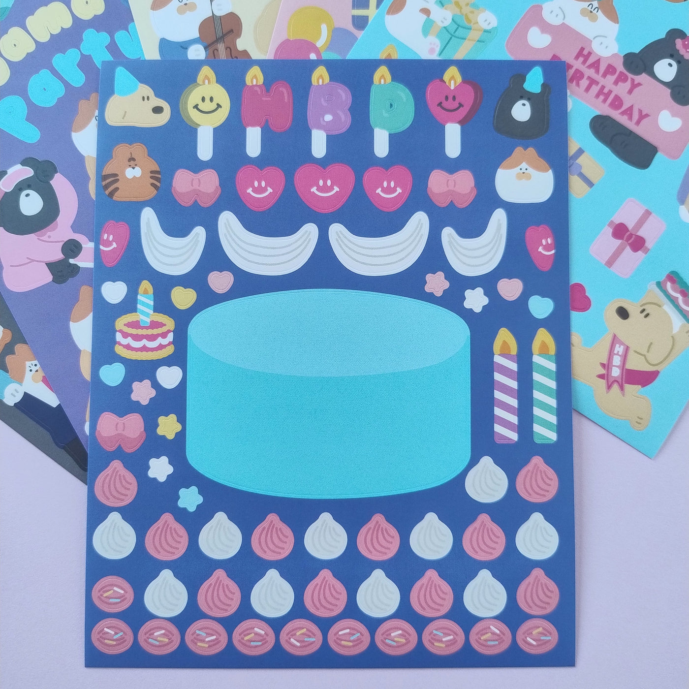 Party Time Animals Stickers Set
