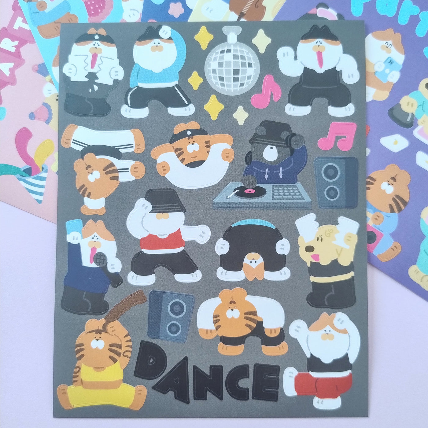 Party Time Animals Stickers Set