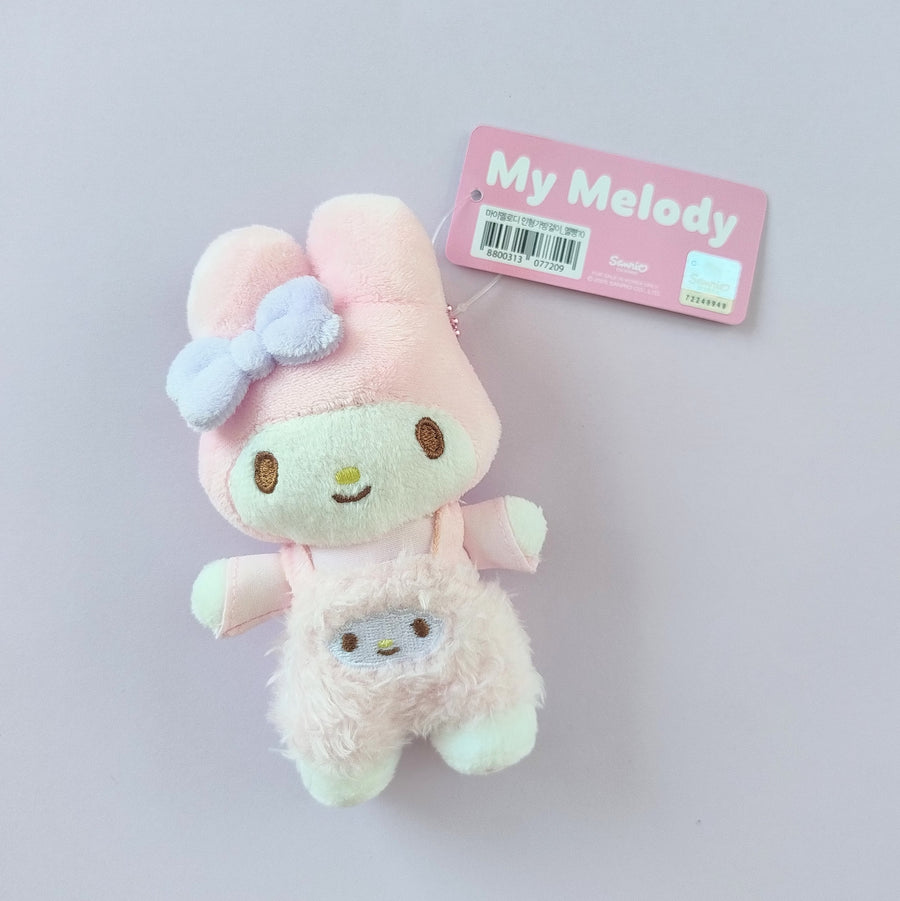 My Melody Fluffy Dungarees Mini Plush (10 cm)