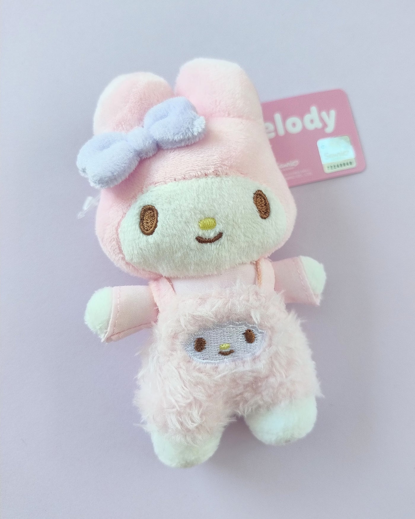 My Melody Fluffy Dungarees Mini Plush (10 cm)