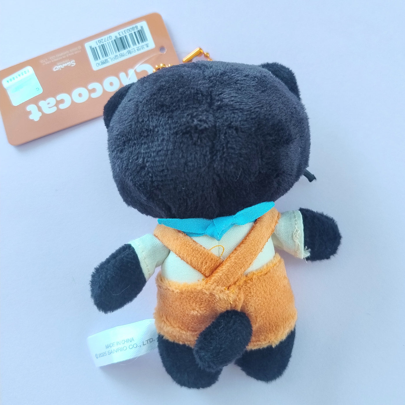 Chococat Fluffy Dungarees Mini Plush (10 cm)