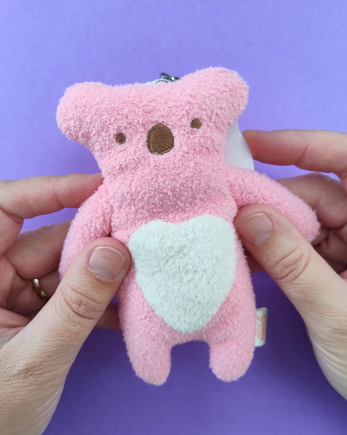 Fumofumo San Mini Hot Pink Koala Keychain (12cm)