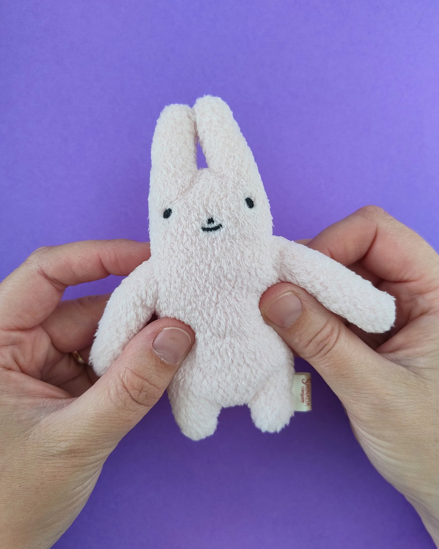 Fumofumo San Mini Pink Bunny Keychain (12cm)