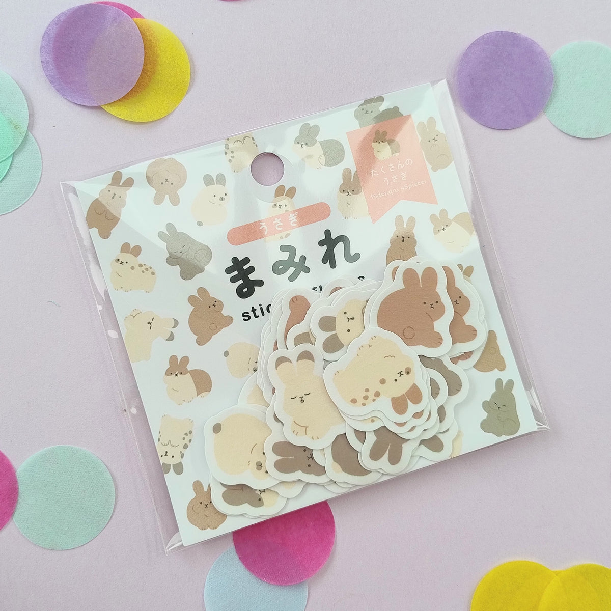 Bunny Sticker Flakes
