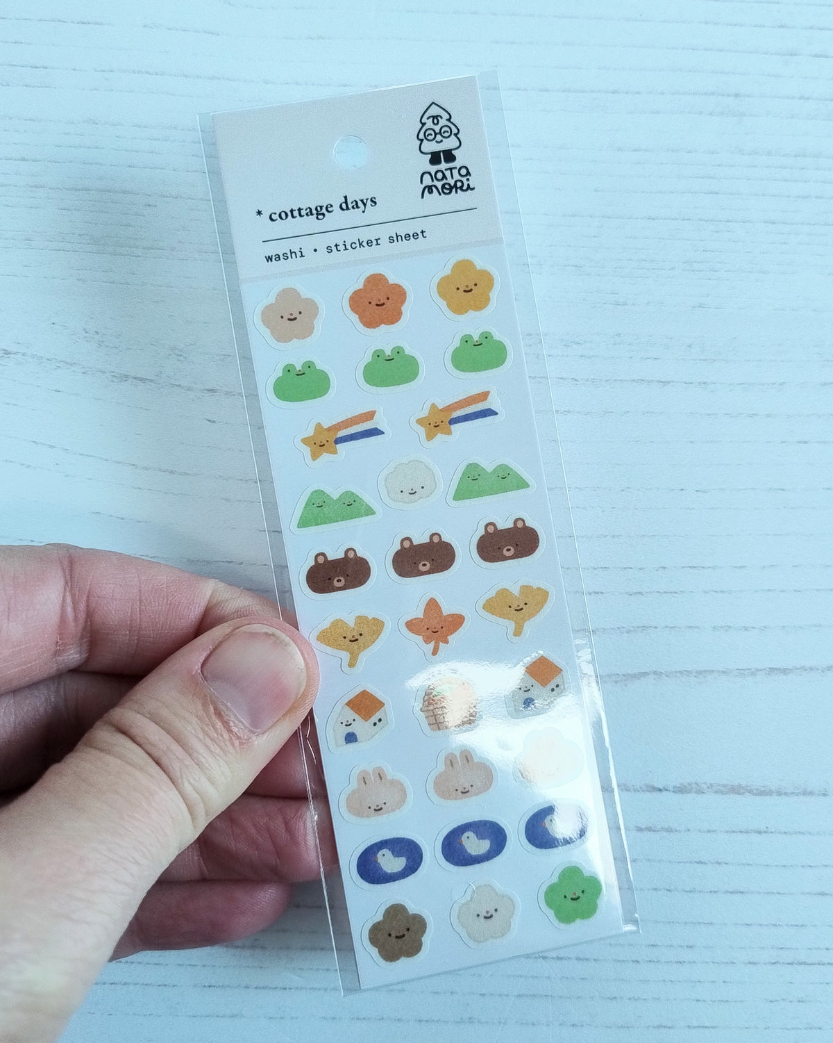 Cottage Days Washi Sticker Sheet