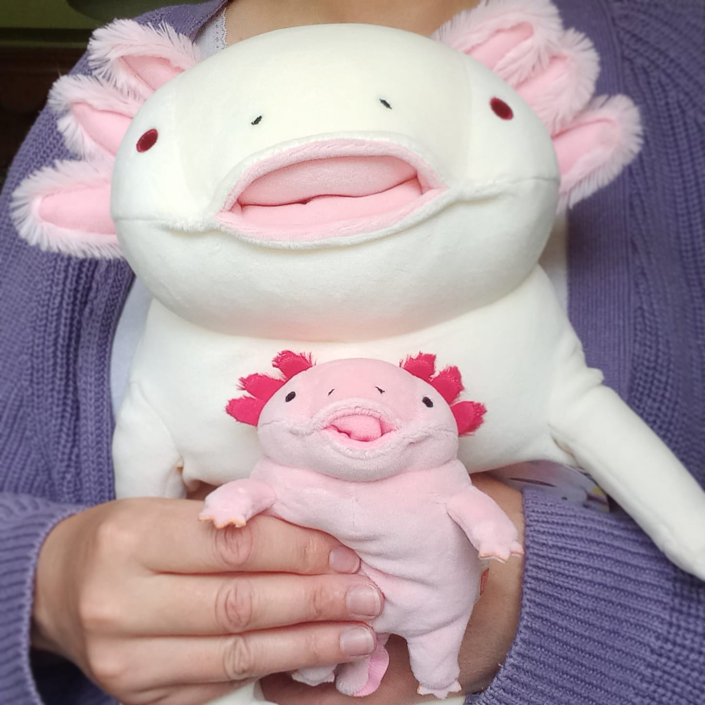 Mini Pink Mochi Axolotl (13 cm)