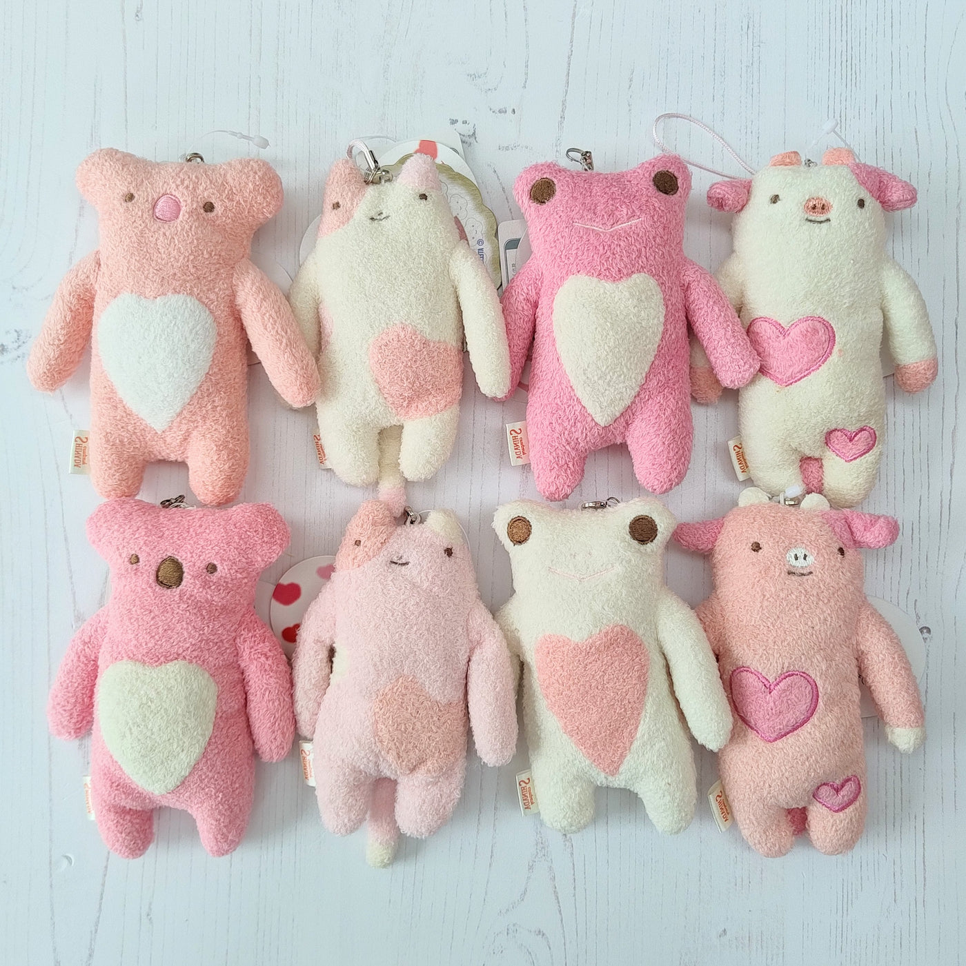 Fumofumo San Mini Pink Frog Keychain (12cm)