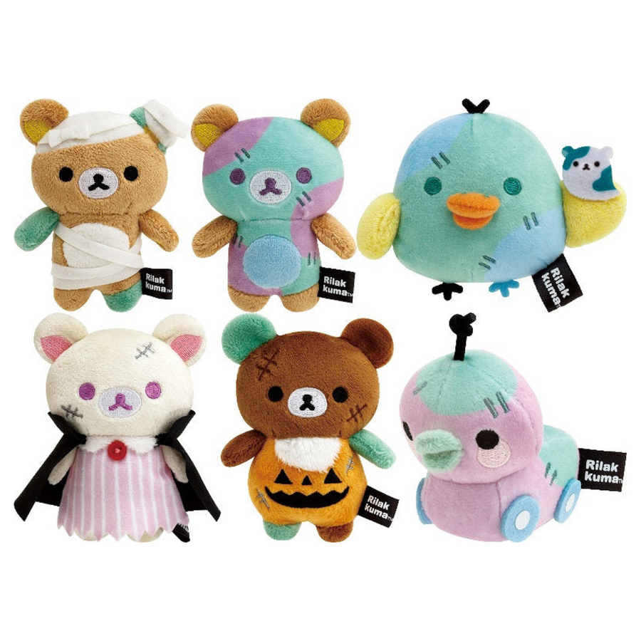 Rilakkuma and Friends Spooky Mini Plush Selection