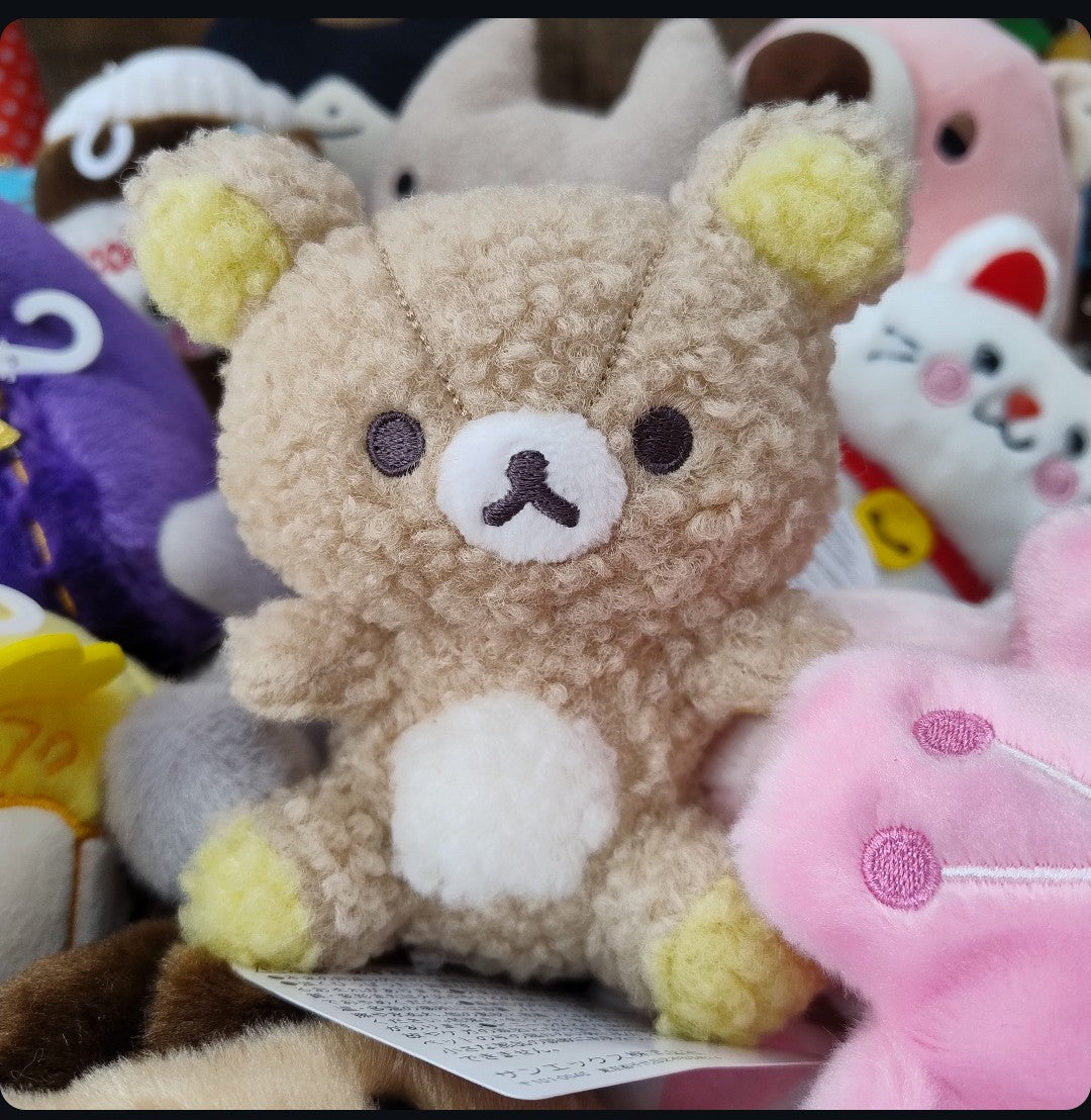Fluffy Rilakkuma Bear Plush (13cm)