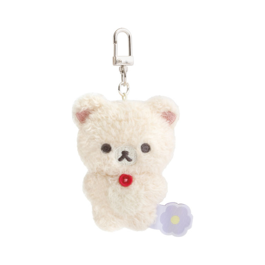 Mini Fluffy Korilakkuma Bear Keychain Plush (8.5cm)