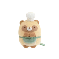Sumikko Gurashi Mini Raccoon Chef Plush (7cm)