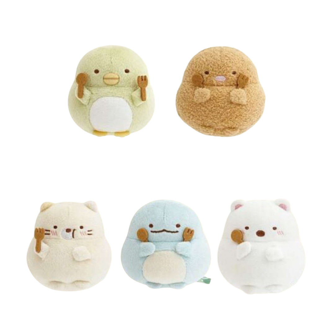 Sumikko Gurashi 2026 Manmaru Restaurant Mini Plush Selection - was £8.99