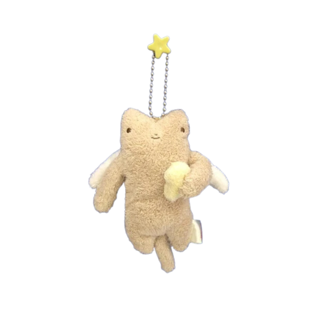 Fumofumo San Cat Angel Keychain (11cm)