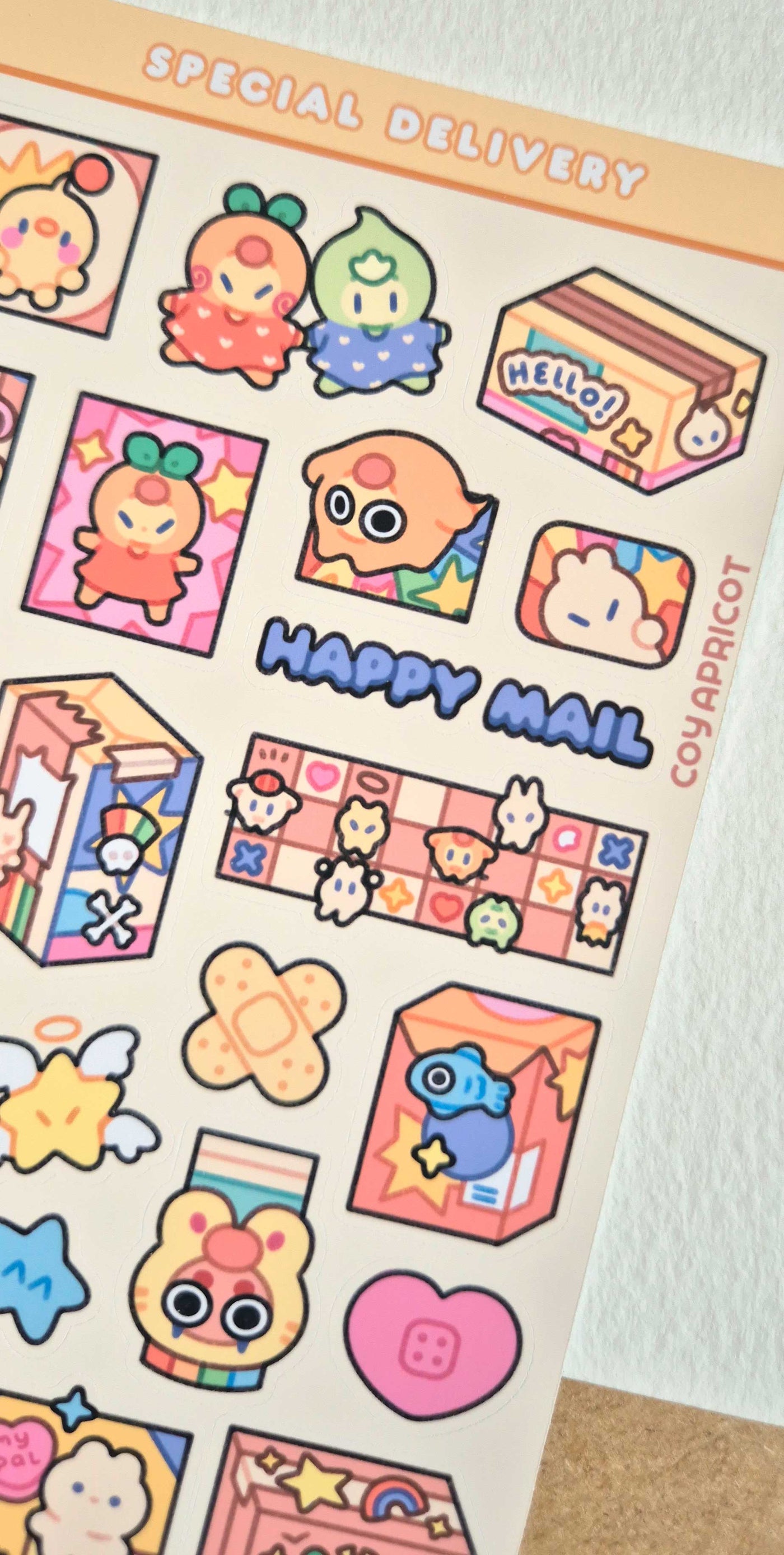 Special Delivery Holographic Stickers