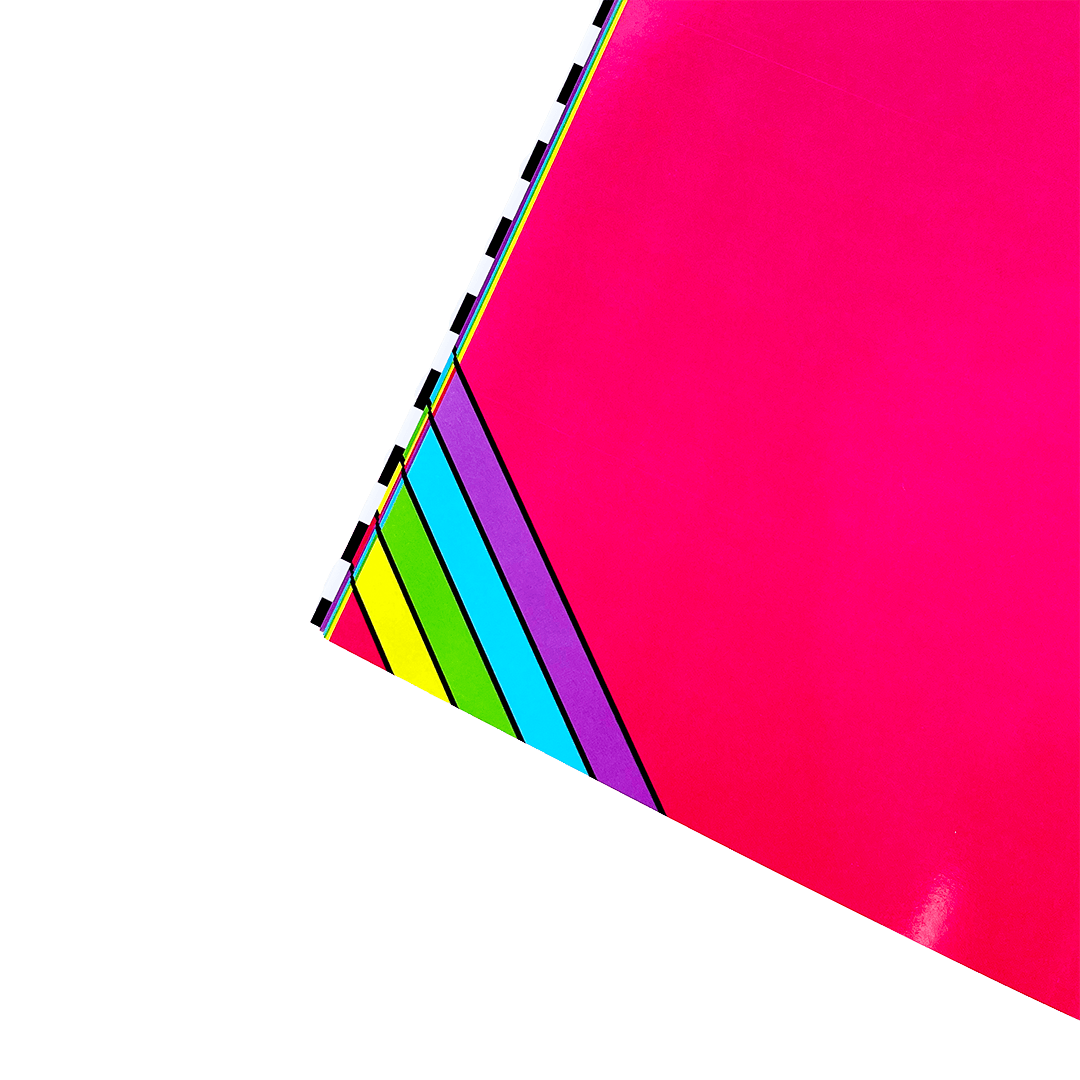 Retro Rainbow Sticker Collector Album