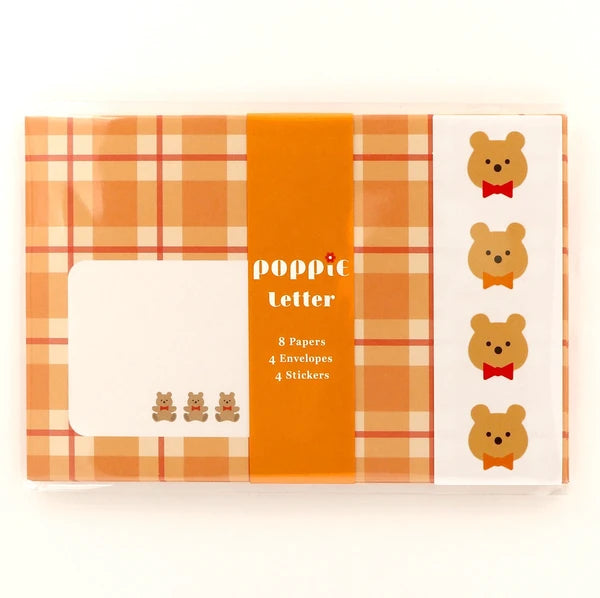 Teddy Bears Letter Set with stickers