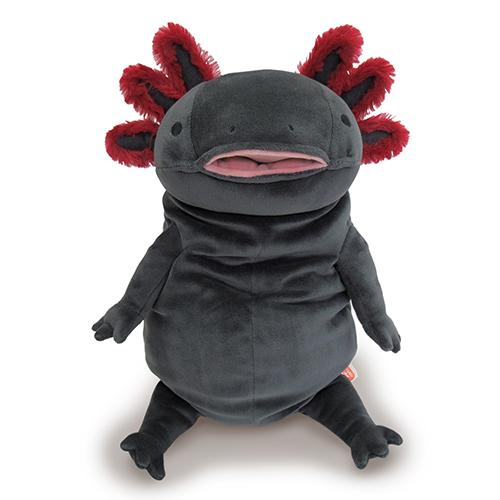 Large Black Mochi Axolotl (38 cm)