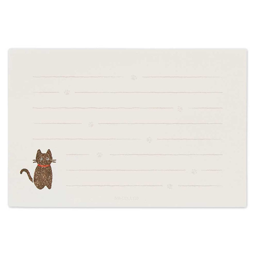 Little Black Cat Letter Set