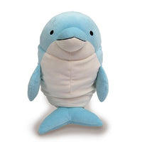 Large Mochi Blue Dolphin Plush (40 cm)