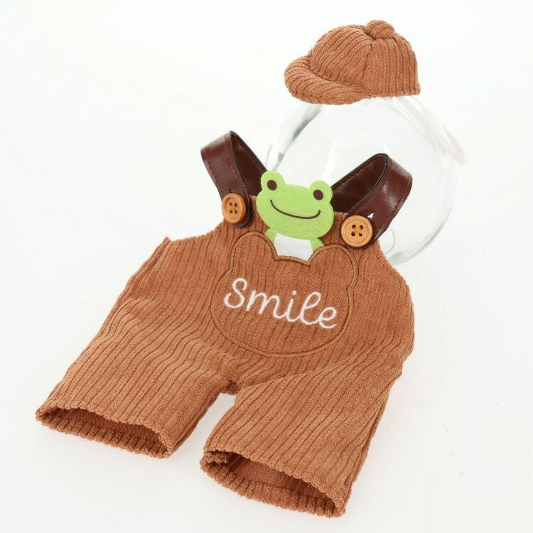 Corduroy Dungarees & Hat Set for Pickles (17cm)