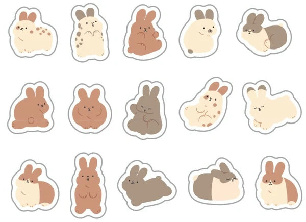 Bunny Sticker Flakes