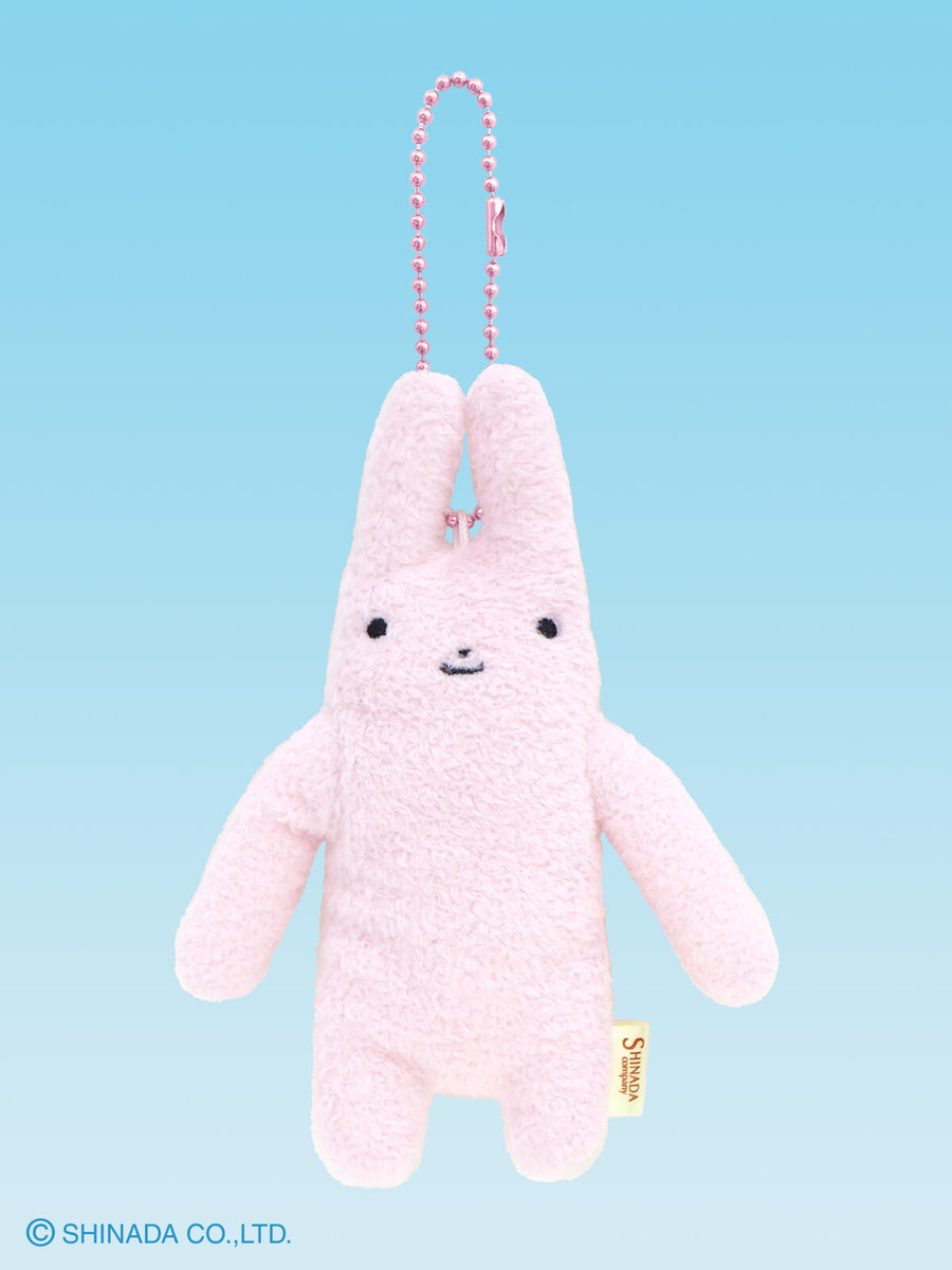 Fumofumo San Mini Pink Bunny Keychain (12cm)
