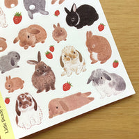 Illustrated Bunny Stickers