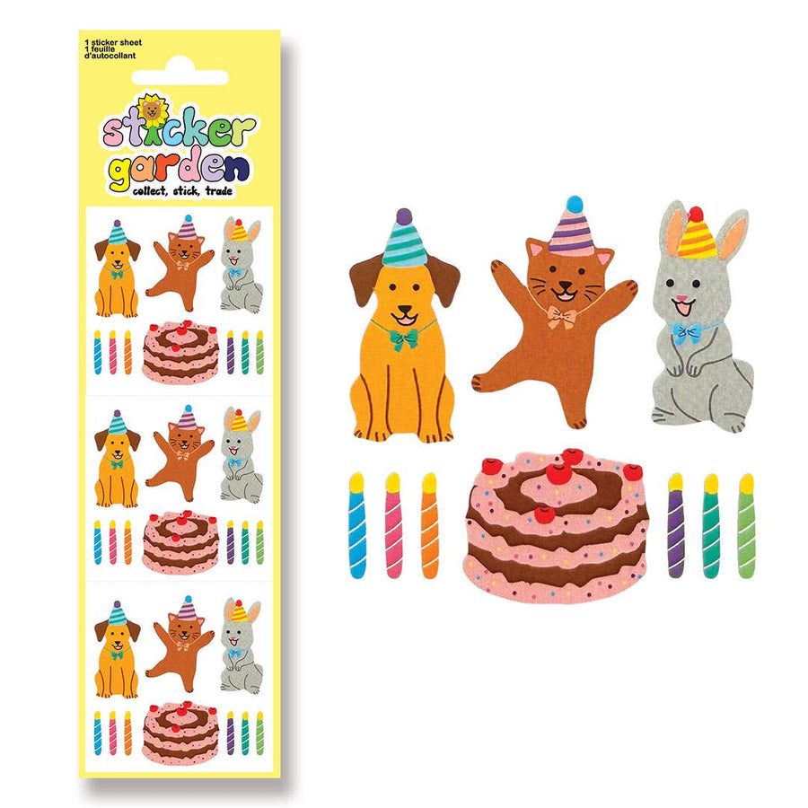 Birthday Pet Stickers