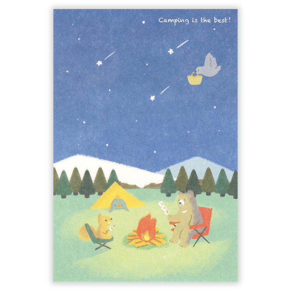 Camping Postcard