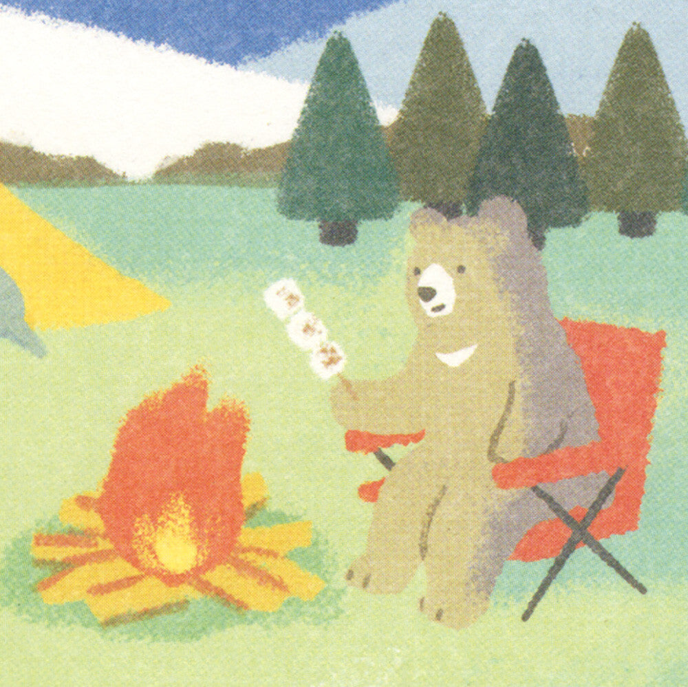 Camping Postcard
