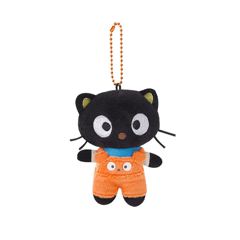 Chococat Fluffy Dungarees Mini Plush (10 cm)