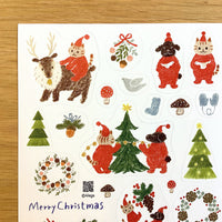 Illustrated Christmas Stickers