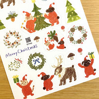 Illustrated Christmas Stickers