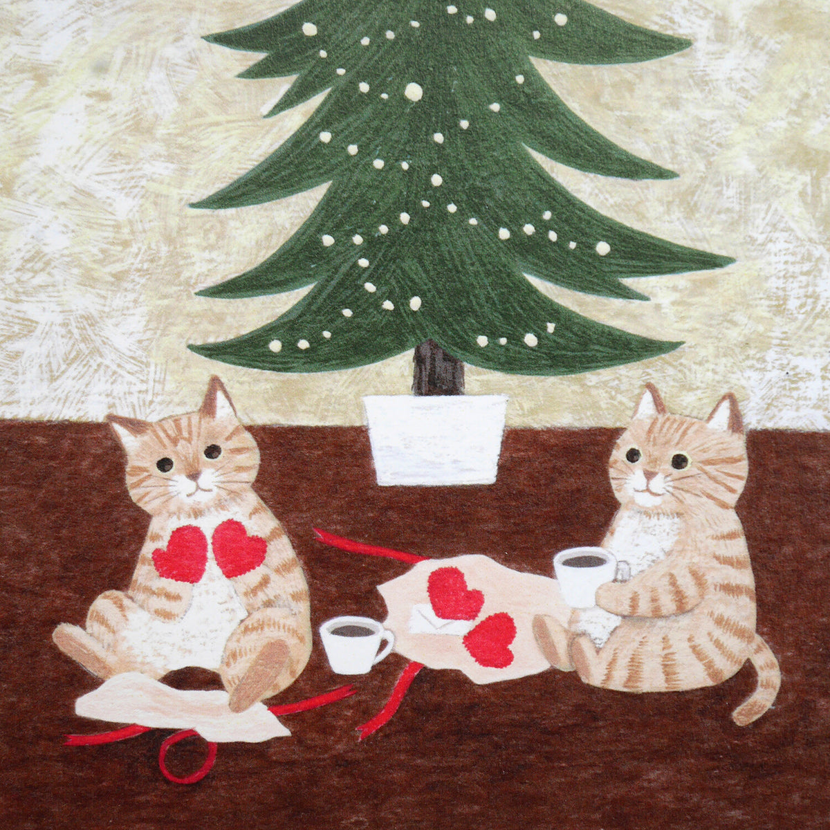 Christmas Cats Postcard