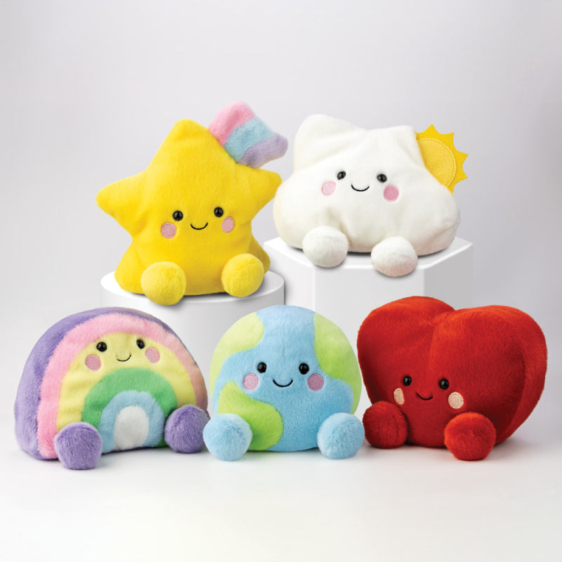 Aurora, 61542, Palm Pals Medium, Vivi Rainbow 8In, Soft Toy, Multicolour Aurora, 61542, Palm Pals Medium, Vivi Rainbow 8In, Soft Toy, Multicolour