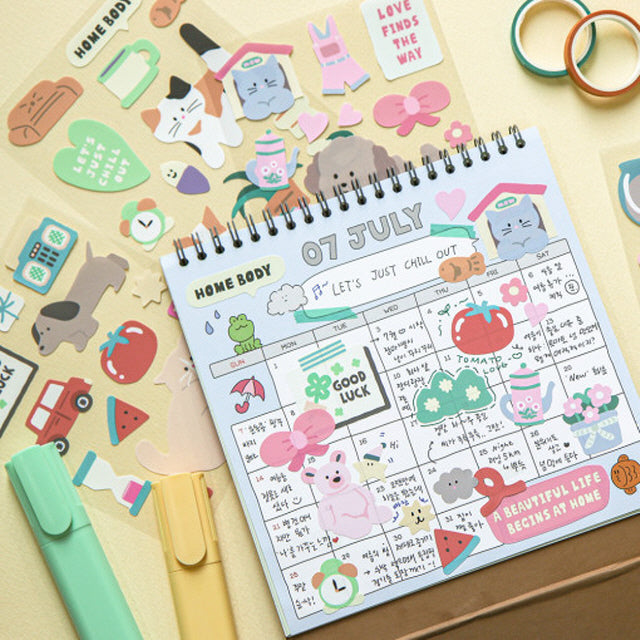 Cute Pets Stickers Set