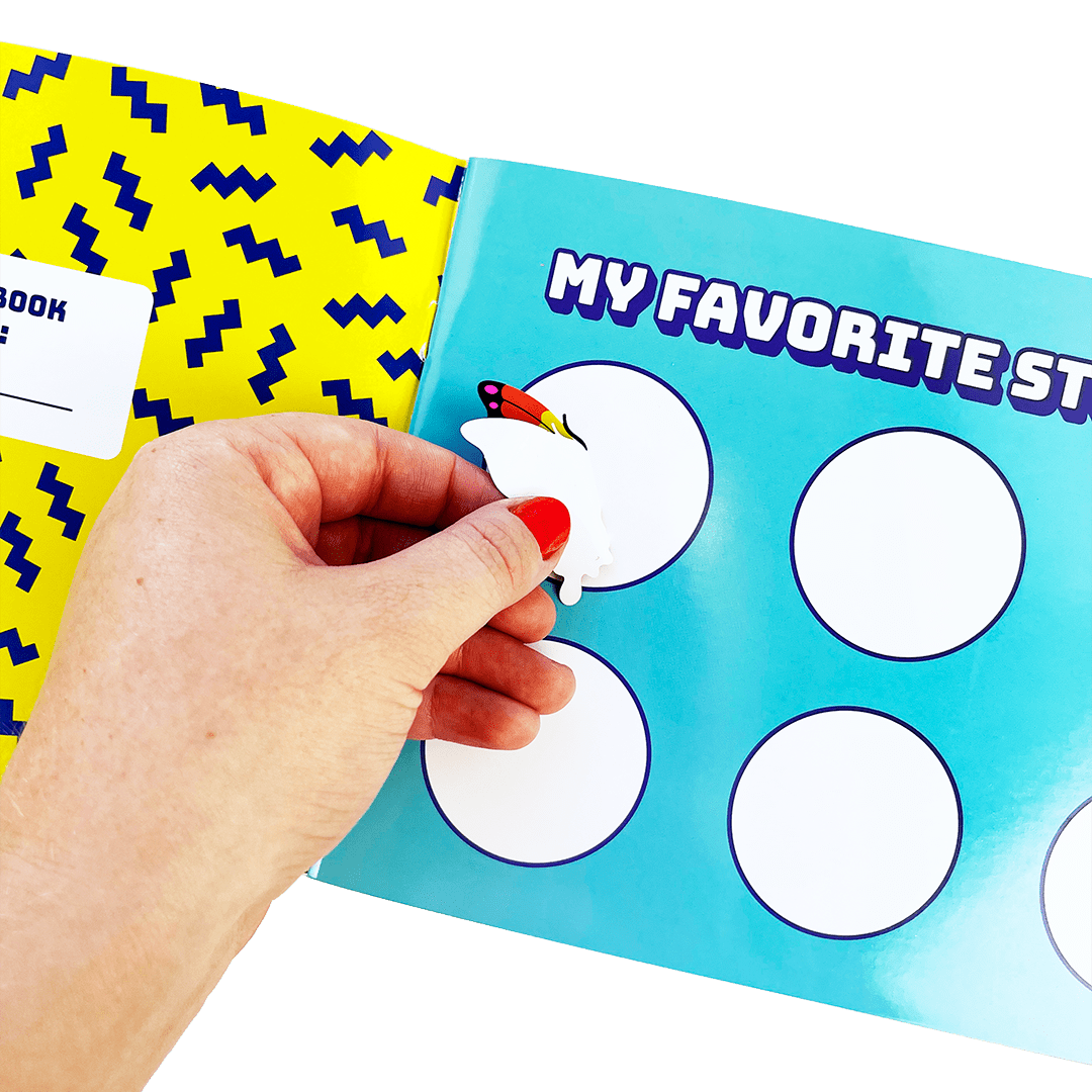 Colorful Cosmos Sticker Collector Album