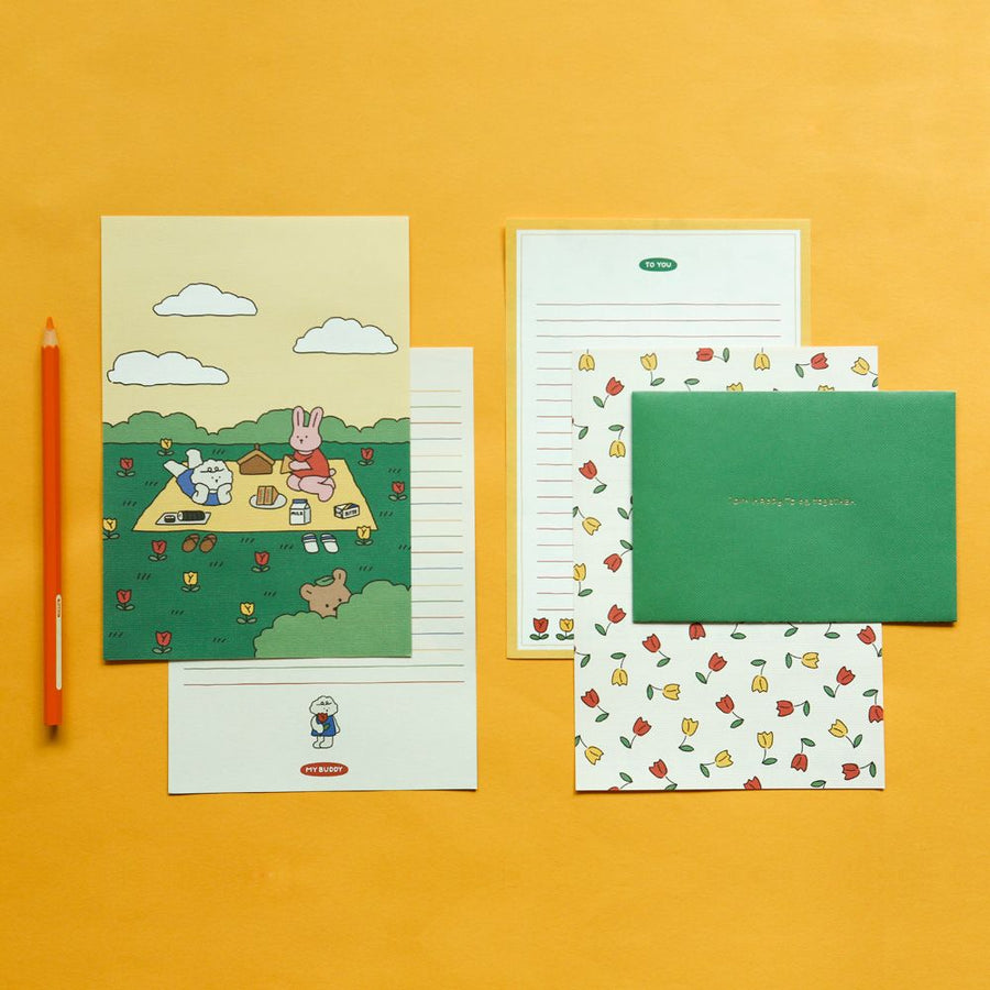 My Buddy Picnic Letter Set
