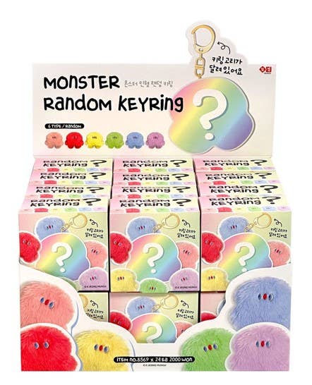 Blind Box Monster Plush Keychain (7 cm)