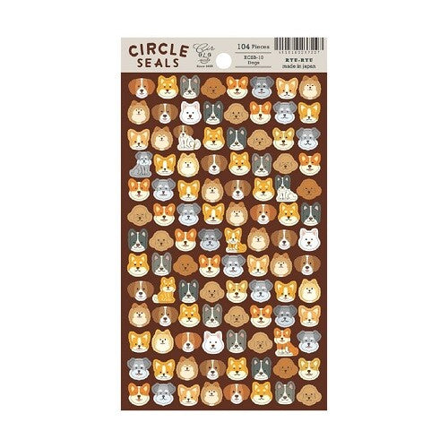 Dog Faces Stickers