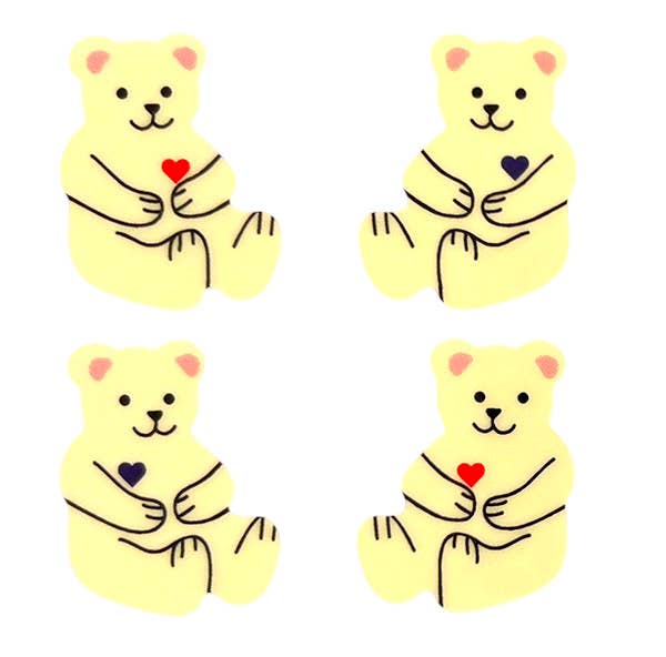 Glow in the Dark Bear Stickers