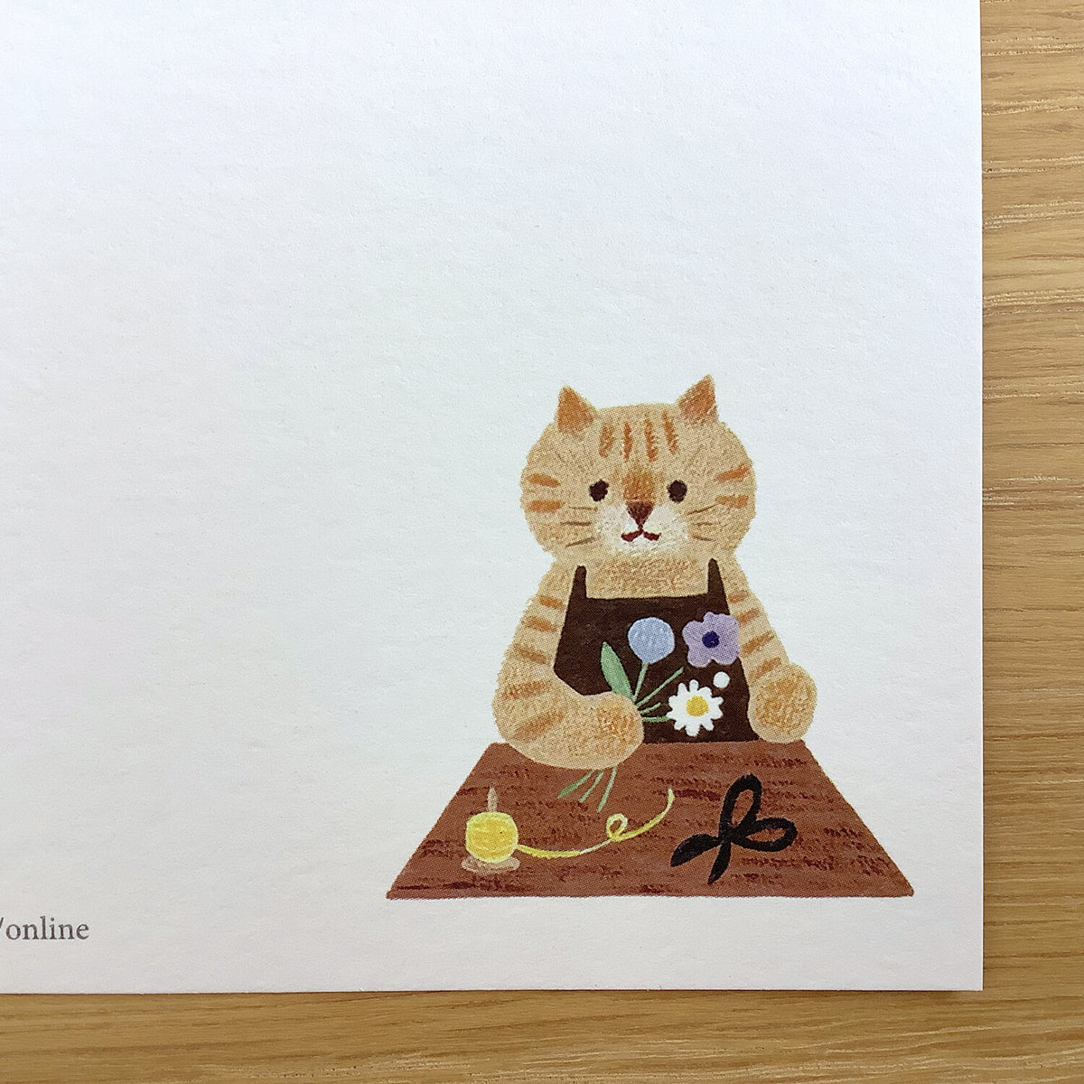 Florist Cat Postcard