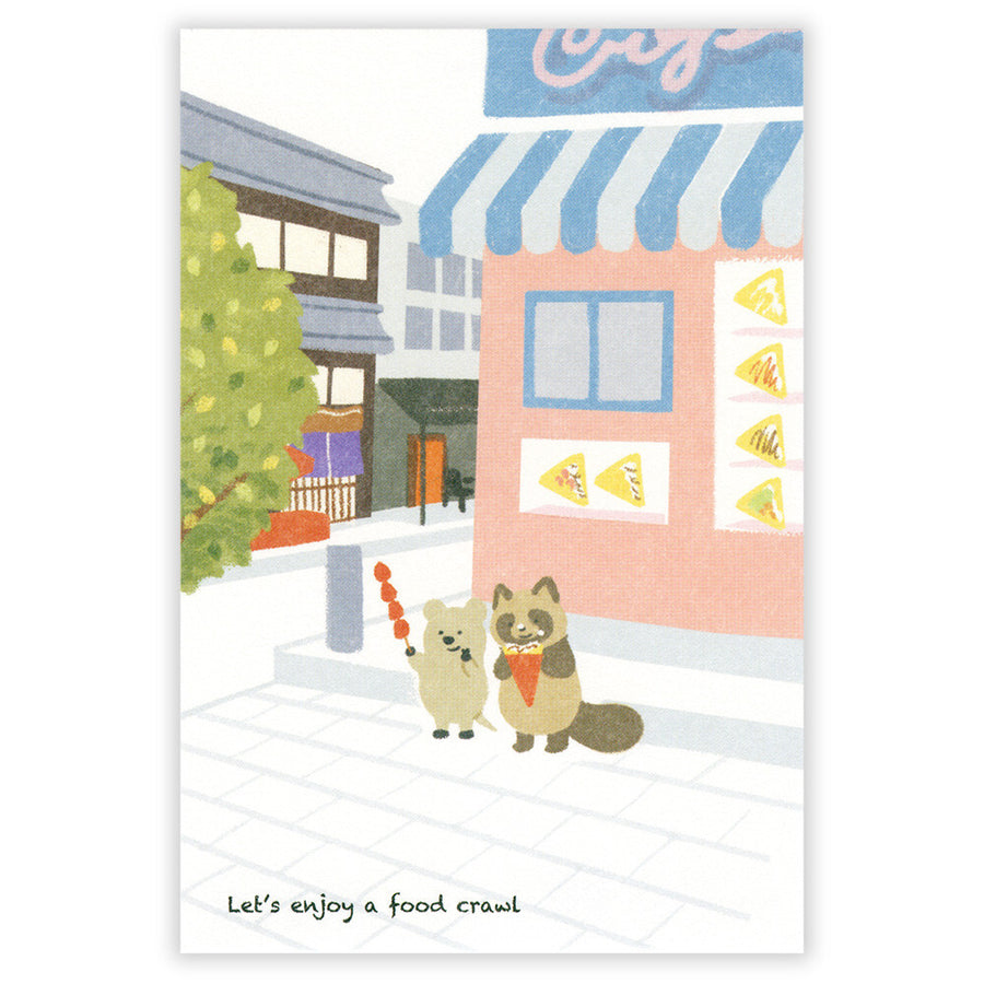 Food Crawl Postcard