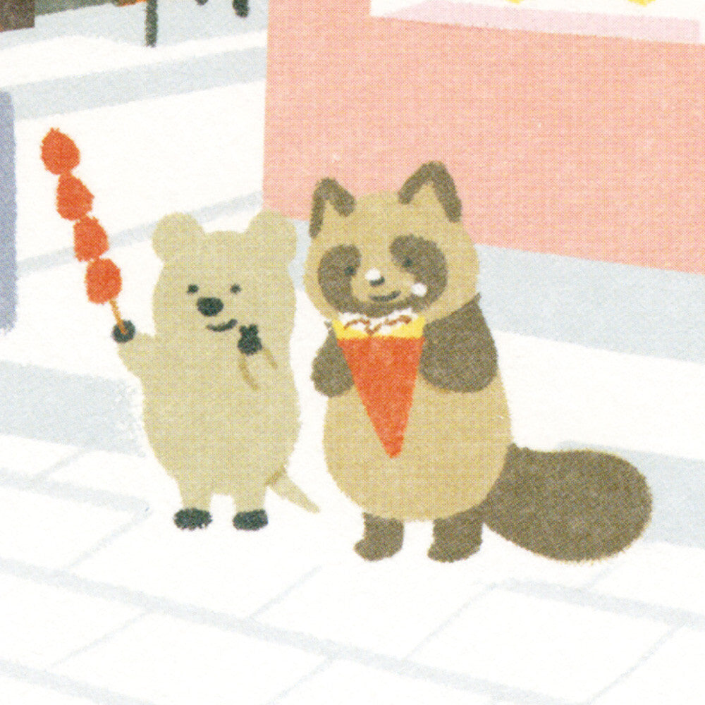 Food Crawl Postcard