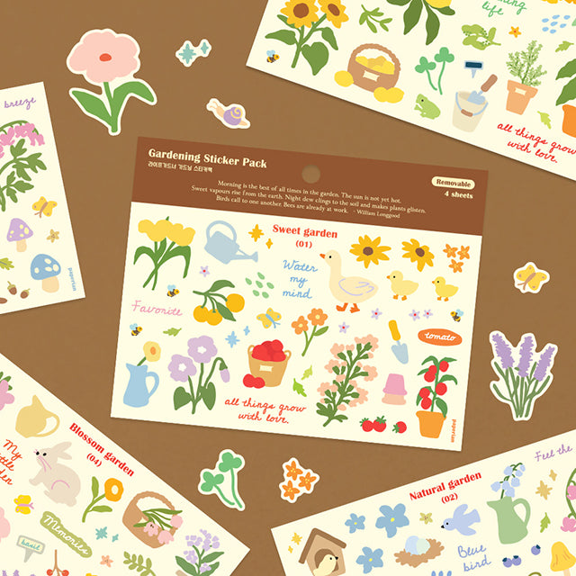 Garden Life Stickers Set