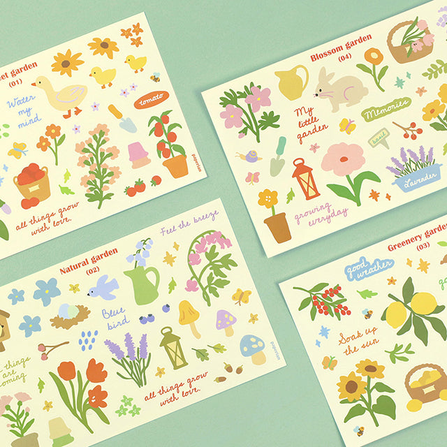 Garden Life Stickers Set
